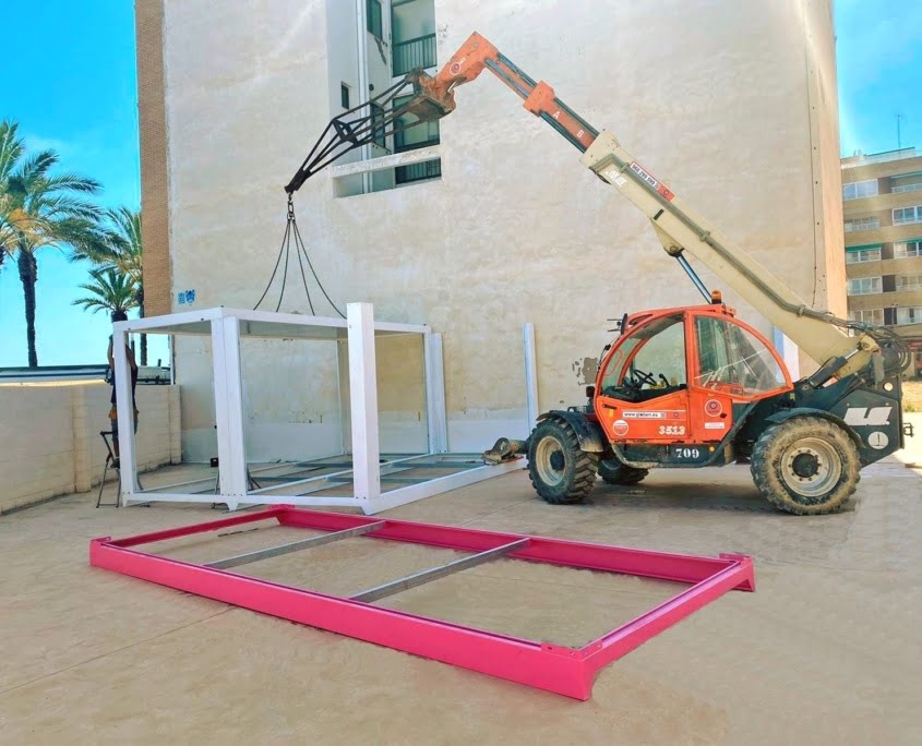 Montaje de caseta bar en Torrevieja