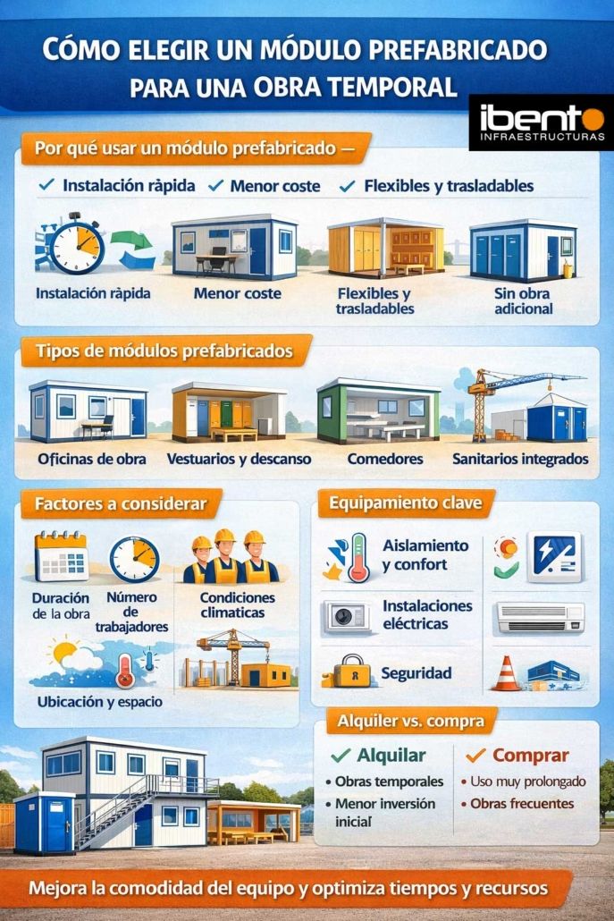 modulos prefabricado para una obra