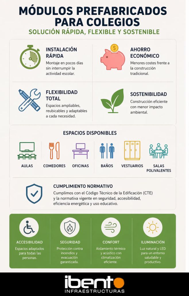modulos prefabricados para colegios