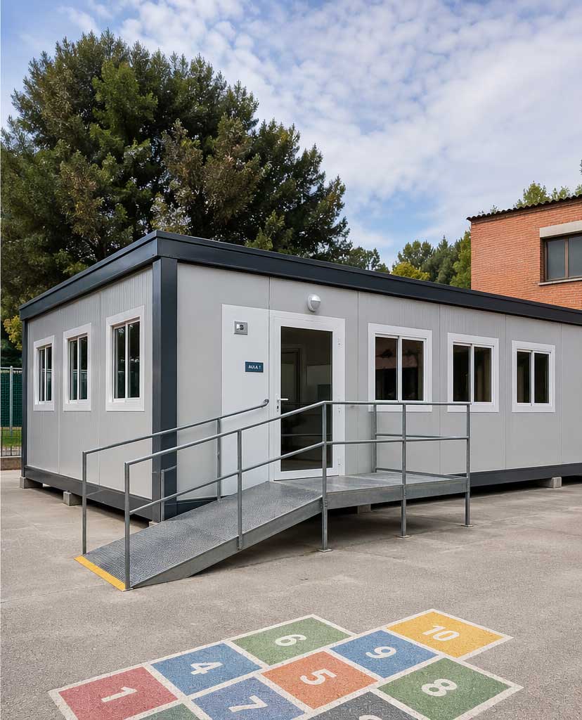 modulos prefabricados para colegios